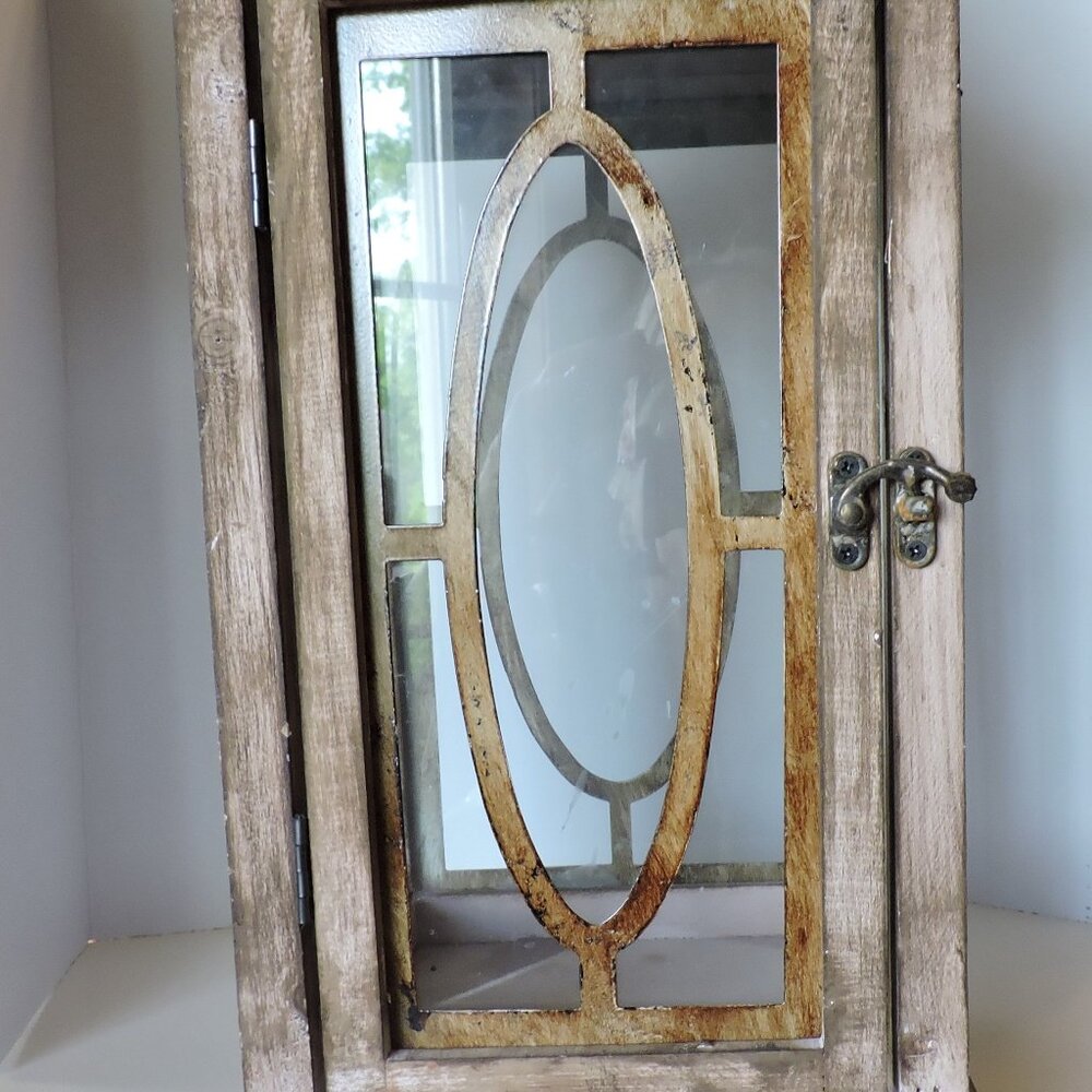 Kirkland 20 inch high Rustic Wooden Lantern